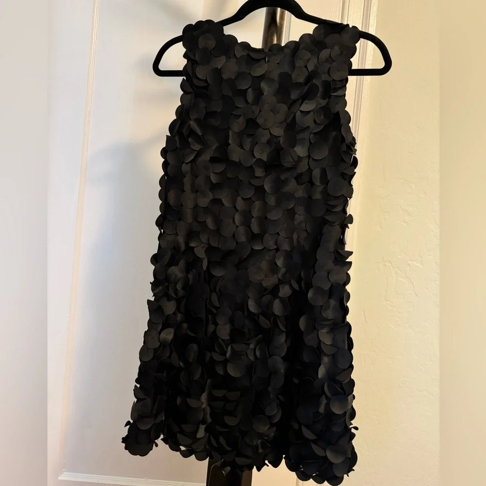 Saja Black Silk Disc Mini Dress XS - Picture 6 of 6